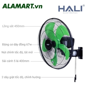 Quạt treo tường Hali TC167