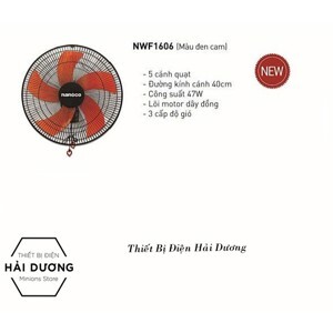 Quạt treo tường Nanoco NWF1606