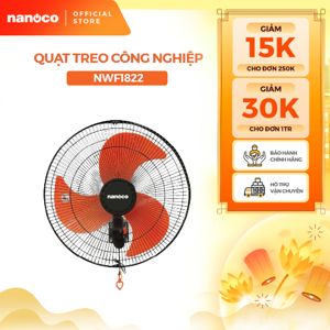 Quạt treo tường Nanoco NWF1822