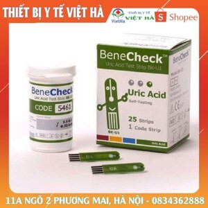 Que thử Acid Uric BeneCheck Plus 25