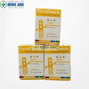 Que thử Cholesterol - Benecheck 3 in 1 (10 que)