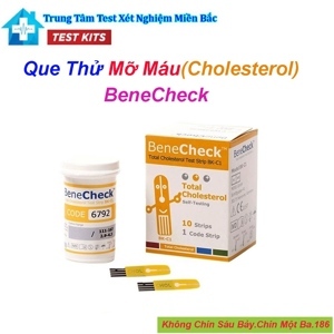 Que thử Cholesterol - Benecheck 3 in 1 (10 que)