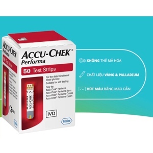 Que thử đường huyết Roche Accu-Chek Performa 50