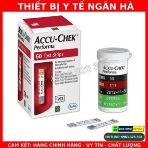 Que thử đường huyết Roche Accu-Chek Performa 50