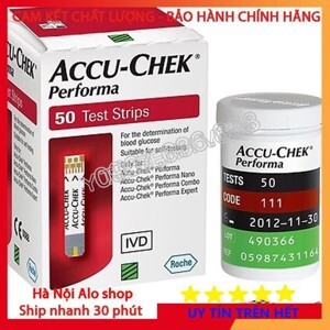 Que thử đường huyết Roche Accu-Chek Performa 50