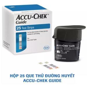 Que thử đường huyết Accu-Chek Guide hộp 25 que