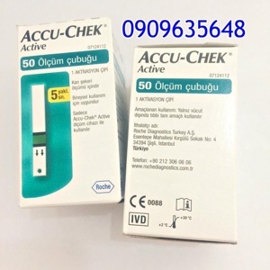 Que thử đường huyết Roche Accu-Chek Active 50