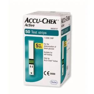 Que thử đường huyết Roche Accu-Chek Active 50