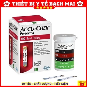 Que thử đường huyết Roche Accu-Chek Performa 50