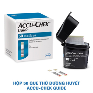 Que thử đường huyết Accu-Chek Guide hộp 50 que