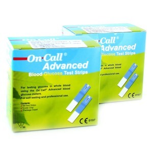 Que thử đường huyết Acon On call Advanced 25 que