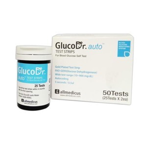 Que thử đường huyết Gluco Dr Auto (50 que)