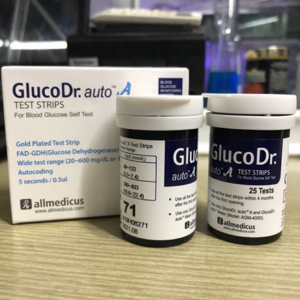 Que thử đường huyết Gluco Dr Auto (50 que)