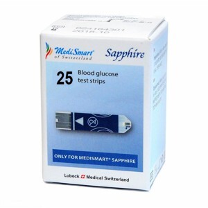 Que thử đường huyết Medismart Sapphire 25
