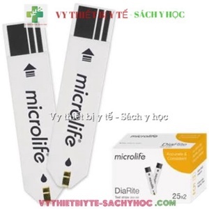 Que thử đường huyết Microlife DiaRite BGM (Hộp 50 que)