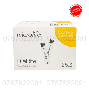 Que thử đường huyết Microlife DiaRite BGM (Hộp 50 que)