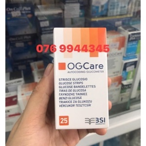 Que thử đường huyết OG-Care