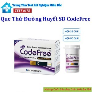 Que thử đường huyết SD Codefree - 50 que