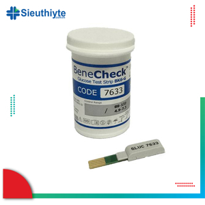Que thử Glucose Benecheck 3 in 1 (50 que)