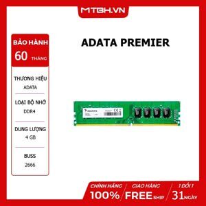 RAM Adata Premier 4GB DDR4 Bus 2666MHz