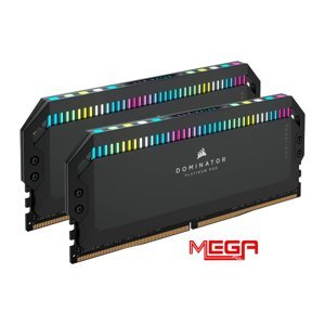 RAM Corsair DOMINATOR PLATINUM RGB 32GB (2x16GB) DDR5 6200MHz Black (CMT32GX5M2X6200C36)