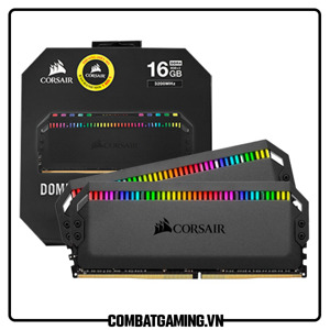 Ram Corsair Dominator Platinum RGB DDR4 16GB 3200MHz (2x8GB) CMT16GX4M2E3200C16