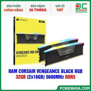 Ram Corsair Vengeance RGB 32GB (2x16GB) 5600 DDR5 White (CMH32GX5M2B5600C36W)