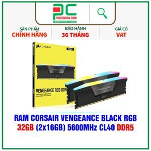 Ram Corsair Vengeance RGB 32GB (2x16GB) 5600 DDR5 White (CMH32GX5M2B5600C36W)