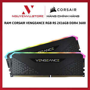 Ram Corsair Vengeance RGB RS 32GB (2x16GB) DDR4 bus 3600MHz (CMG32GX4M2D3600C18)
