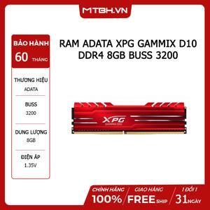 Ram Desktop Adata XPG Gammix D10 (AX4U32008G16A-SB10) 8GB (1x8GB) DDR4 3200Mhz