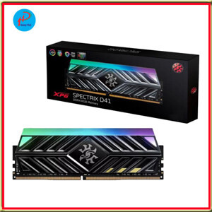 RAM Desktop Adata XPG Spectrix D41 RGB (AX4U300038G16A-ST41) Grey 8GB (1x8GB) DDR4 3000MHz