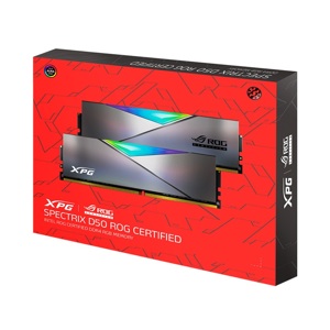 Ram Desktop Adata XPG Spectrix D50 ROG Certified (AX4U36008G17H-DC50R) 16GB (2x8GB) DDR4 3600Mhz