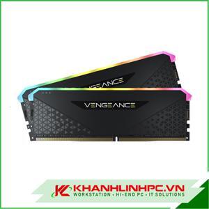 Ram Desktop Corsair Vengeance RGB RS (CMG64GX4M2E3200C16) 64GB (2x32GB) DDR4 3200MHz