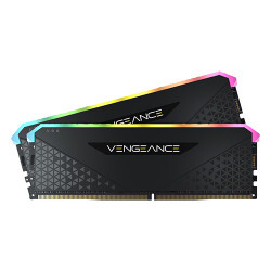 Ram Desktop Corsair Vengeance RGB RS (CMG64GX4M2E3200C16) 64GB (2x32GB) DDR4 3200MHz