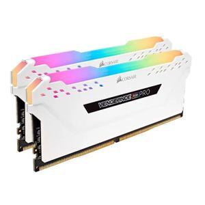 Ram Desktop Corsair Vengeance PRO RGB White (CMW16GX4M2E3200C16W) 16GB (2x8GB) DDR4 3200MHz