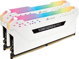 Ram Desktop Corsair Vengeance RGB Pro White 16GB (2x8GB) DDR4 3200MHz (CMW16GX4M2C3200C16W)