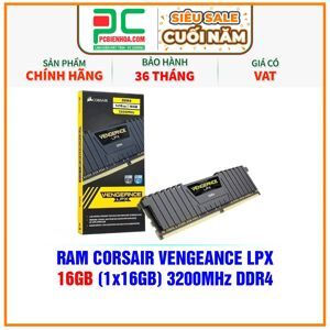 RAM Desktop Corsair Vengeance LPX 16GB DDR4 3200Mhz CMK16GX4M1E3200C16