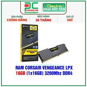 RAM Desktop Corsair Vengeance LPX 16GB DDR4 3200Mhz CMK16GX4M1E3200C16