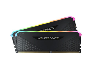 Ram Desktop Corsair Vengeance RGB RS (CMG64GX4M2E3200C16) 64GB (2x32GB) DDR4 3200MHz