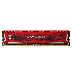 Ram Desktop Crucial Ballistix Sport LT Red 16GB (1x16GB) DDR4 2666MHz (BLS16G4D26BFSE)