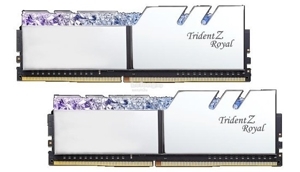 Ram Desktop G.Skill Trident Z Royal RGB Silver 16GB (2x8GB) DDR4 3600MHz (F4-3600C18D-16GTRS)