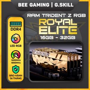 Ram Desktop Gskill Trident Z Royal Elite (F4-3600C16D-16GTEGC) 16GB (2x8GB) DDR4 3600Mhz