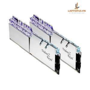 Ram Desktop G.Skill Trident Z Royal RGB Silver 16GB (2x8GB) DDR4 3200MHz (F4-3200C16D-16GTRS)