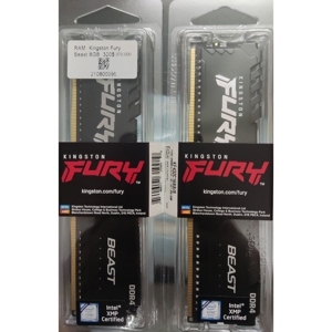 Ram Desktop Kingston Fury Beast (KF432C16BB/8) 8GB (1x8GB) DDR4 3200Mhz