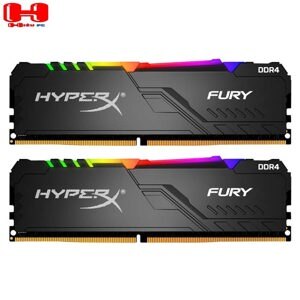 Ram Desktop Kingston HyperX Fury RGB 16GB (2x8GB) DDR4 3200MHz (HX432C16FB3AK2/16)