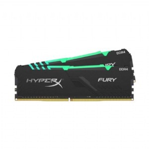 Ram Desktop Kingston HyperX Fury RGB 16GB (2x8GB) DDR4 3200MHz (HX432C16FB3AK2/16)