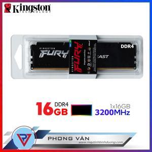 Ram Desktop Kingston HyperX Fury Black 16GB (1x16GB) DDR4 3200MHz (HX432C16FB3/16)