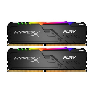 Ram Desktop Kingston HyperX Fury RGB 32GB (2x16GB) DDR4 3200MHz (HX432C16FB3AK2/32)