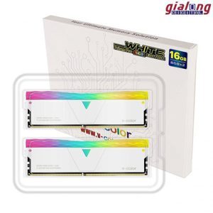 Ram Desktop V-color Prism Pro RGB White (TL8G36818D-E6PRWWK) 16GB (2x8GB) DDR4 3600Mhz