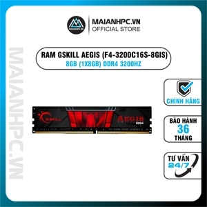 Ram G.SKILL Aegis DDR4 8GB 3200MHz F4-3200C16S-8GIS